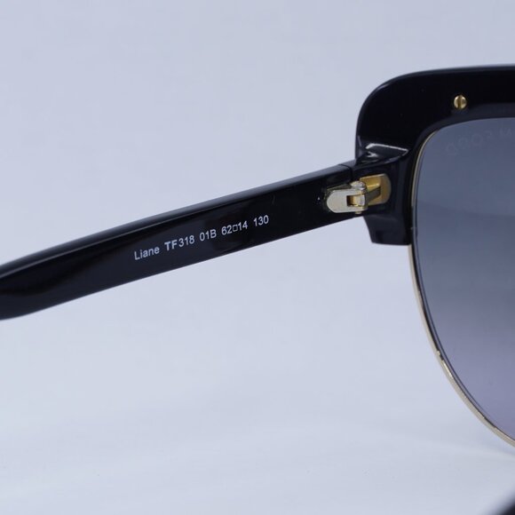 New Tom Ford Liane FT0318 01B Sunglasses - Shiny Black Frame - Lowest price! main image 7